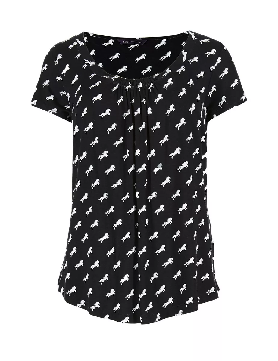 marks and spencer black shirt ladies