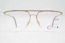 Vintage Glasses Zeiss CITY Collection 5942 Gold Half-Rim Glasses Frame