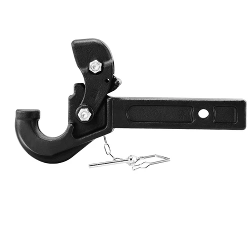 Heavy-Duty Pintle Hitch 2" Receiver Hook for 2.5" to 3" Lunette Ring - 20,000 lb