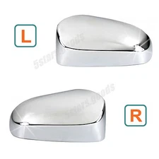 For 2014-2019 Toyota Corolla Sedan No Signal Chrome Door Side Mirror Covers Trim