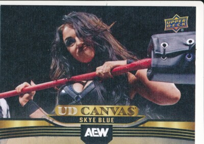 C-10 SKYE BLUE 2025 Upper Deck AEW Wrestling UD CANVAS