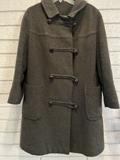 Original Loden Dutch Royal Wool Coat Women’s 12 Made In Holland Vintage