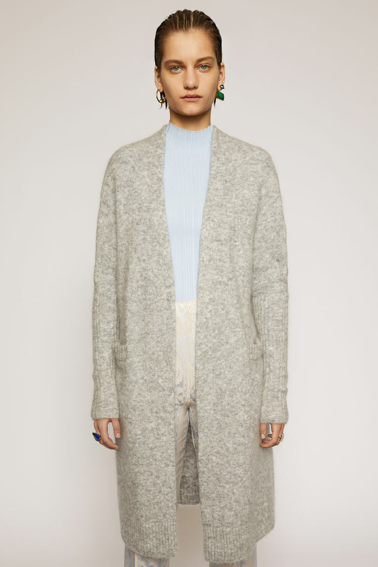 Acne Studios Raya Mohair Long Cardigan Cold Grey Size m | eBay Acne Studios Raya Mohair Long Cardigan Cold Grey Size m | eBay