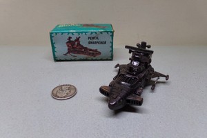 Vintage Die Cast Miniature Pencil Sharpener Spaceship Star Cruiser Shuttle UFO
