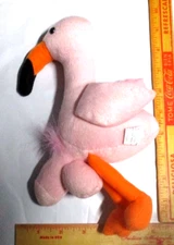 adult stuffed animal w/penis pink flamingo "weanie baby" novelty beanie doll