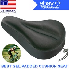 New Bike Bicycle Cycle Extra Comfort Gel Pad Cushion Cover for Saddle Seat Comfy