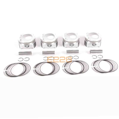 1.8T Piston & Piston Rings Set Fit For Mercedes Benz W204 C204 W212 S212
