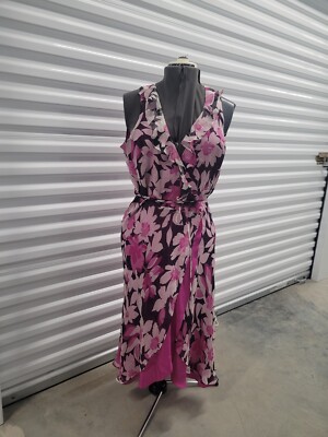 ECI New York Women's Sleeveless Maxi Floral Dress Size 14 | eBay