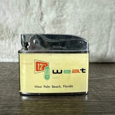 Vintage Vulcan Lighter BAZAAR International WEAT-TV, Channel 12 West Palm Beach