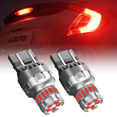 AUXITO Red 7443/7440 LED Front Turn Signal Light Bulbs No Hyper Flash Canbus