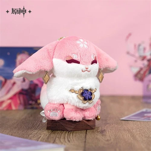 HOT Genshin Impact Yae Miko Fox Plush Doll Stuffed Toy Keychain Backpack Pendant - Bild 2 von 10