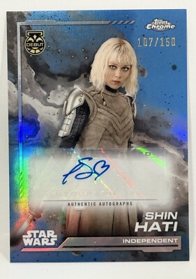 Topps STAR WARS SHIN HATI サイン 2024 Topps Chrome Star Wars Shin Hati Debut Auto Gold