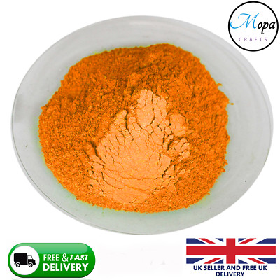Kosmetik Glimmer Pulver Orange Mandarine Pigment Seife Badebomben Nail Art Additiv