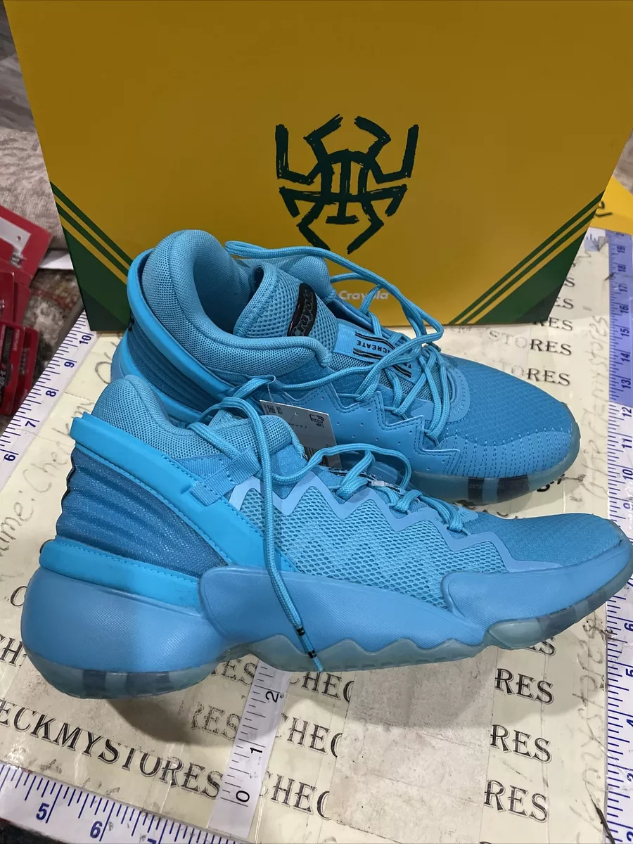 Adidas D.O.N Issue #2 Crayola Blue Donovan Mitchell Sz 6 Basketball Shoes |