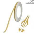 1/8" 3mm Matte Gold Pinstriping Pin Stripe DIY Line Vinyl Decal Sticker 32ft
