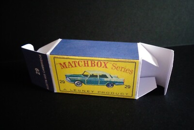 Matchbox Lesney No.29b Austin A55 Reproduktionsbox (nur Box)