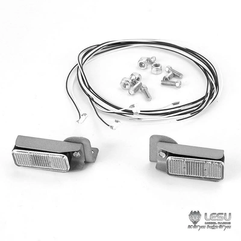 LESU LED Taillight Warning Light for 1/15 RC Hydraulic Loader Model Truck Car - Image 2 of 4