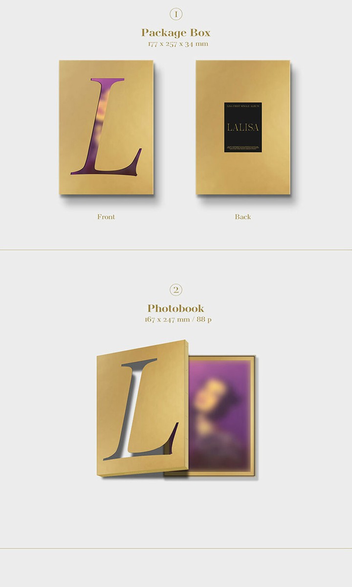 LALISA FIRST SINGLE ALBUM フォトブック2枚セット s-l400.jpg