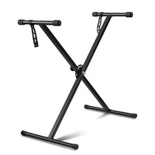 Black Keyboard Piano "X" Stand Electric Organ Rack Metal Height Adjustable