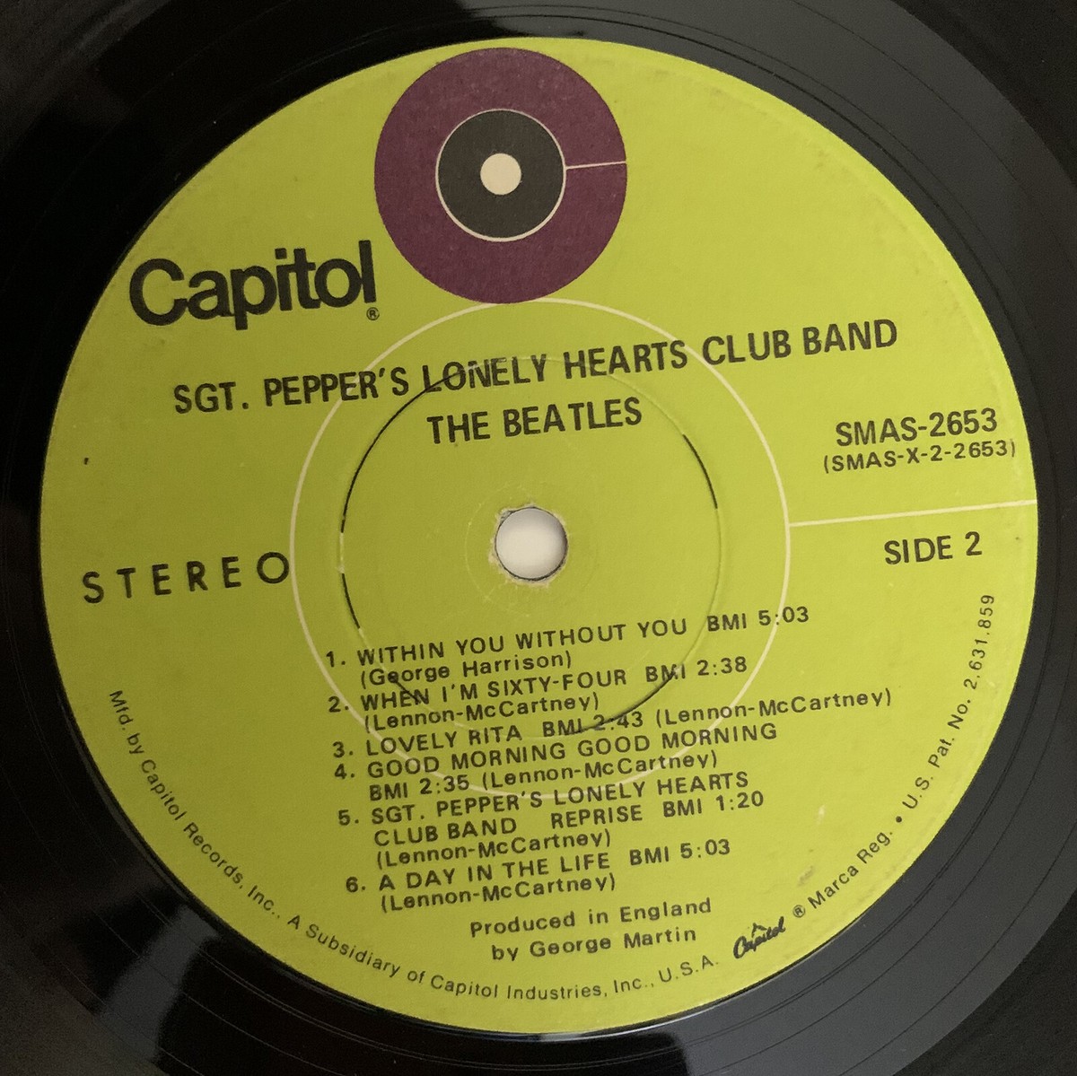 ドイツ1st Stereo【Sgt. pepper’s 】 BEATLES The Beatles Germany LP HÖRZU stereo version