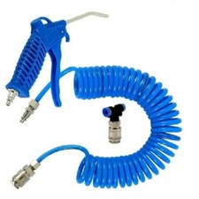Heavy Duty Air Duster Blow Gun Truck Lorry Van 5m Coiled Hose for DAF MAN Volvo