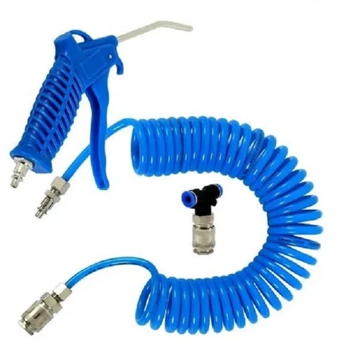 Heavy Duty Air Duster Blow Gun Truck Lorry Van 5m Coiled Hose for DAF MAN Volvo