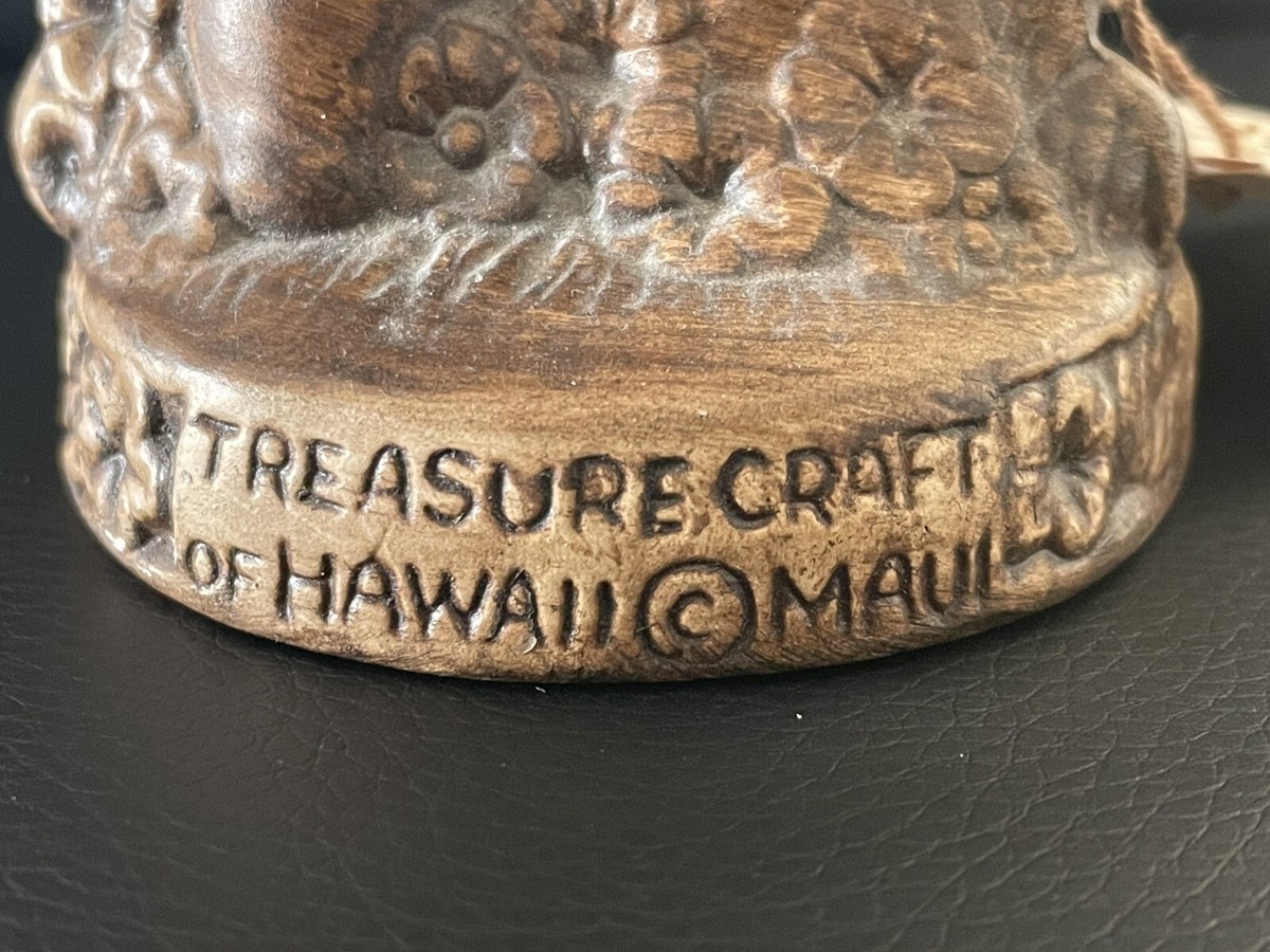 1960s Treasure Craft Tiki Hawaii Aloha Dancing Hula Boy Ceramic