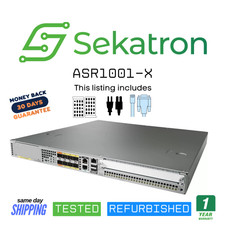   Cisco ASR1001-X 6 Ports 1GbE SFP+ Port Aggr...