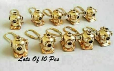 Nautical Brass Key Ring Divers Diving Helmet Key chain Lot Of 10 pieces Handmade