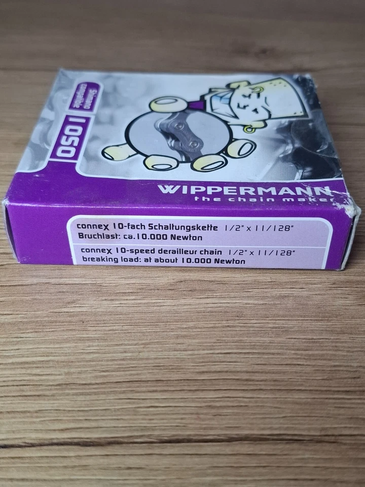 Retro Vintage Bicycle Parts NIB NOS Wippermann Chain  1050 6.1mm 10-S.   128L - Image 4 of 4
