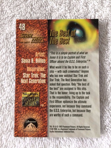 STAR TREK MASTER SERIES 1 (1993 Skybox) COMPLETE BASE CARD SET 1 thru 90 NM/MT - Picture 10 of 12