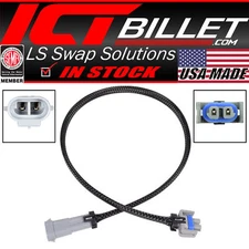 ICT Billet AC Compressor Clutch Wire Harness Extension 24" LS Vortec Relocation