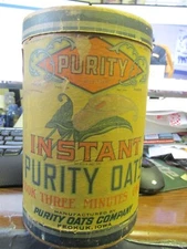 Keokuk, Iowa Instant Purity Oats -Purity Oats Company (Lily picture) 2 LBS 10 OZ