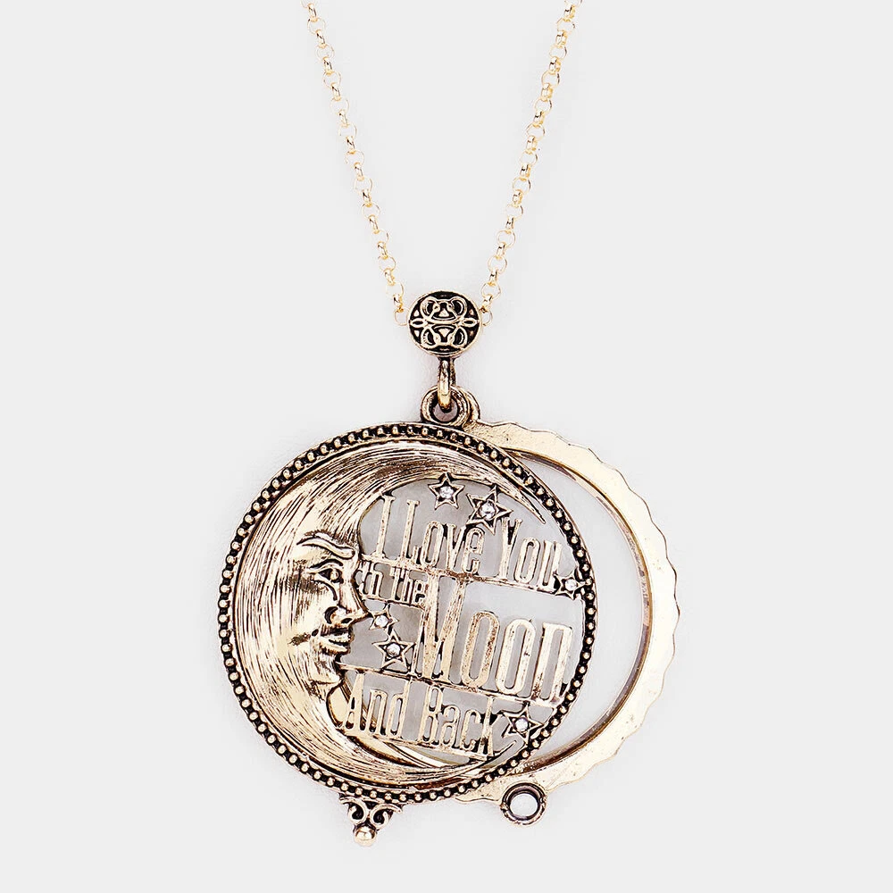 I love you magnifier best sale necklace