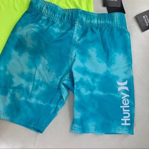 Hurley cute neon palm beach UPF50+ active shorts set 4062 - Picture 3 of 5