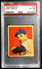 1949 BOWMAN #70 CARL FURILLO, PSA GRADED 4 VG-EX, CERT #25724482
