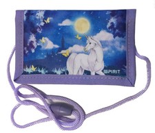 Einhorn Brustbeutel Geldbörse Geldbeutel Kinder Portemonnaie Pony Pferd