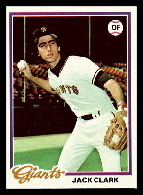 1978 Topps Jack Clark San Francisco Giants #384 EX-MINT