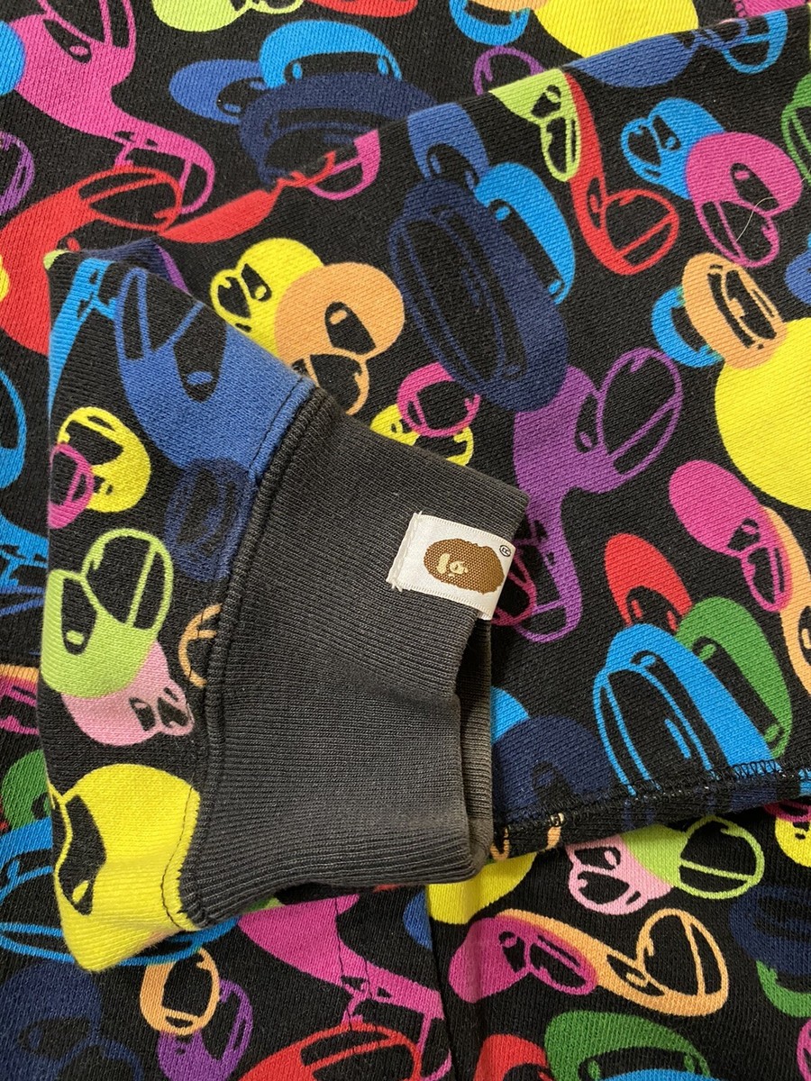 A BATHING APE Baby Milo Multi Camo パーカー A Bathing Ape Baby Milo Full Zip Multi-Camo Hoodie - Size M