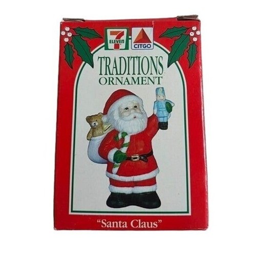 Citgo 7 Eleven Traditions Christmas Ornament Santa Claus 1992 - Picture 3 of 3