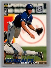 Alex Gonzalez 1995 Collector's Choice SE Silver Signature #53 Toronto Blue Jays