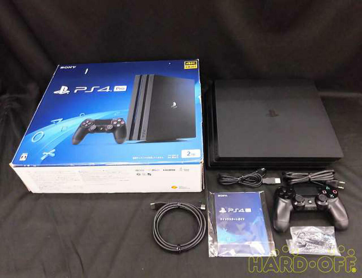 SONY PS4 Pro 2TB Playstation CUH-7200CB01(2T) w/Box & Controller etc by  FedEx