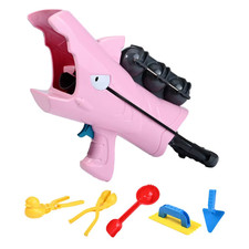 Launcher Snow Toys for Kids Outdoor Maker Blasterthrower with Handle 3 round Sno