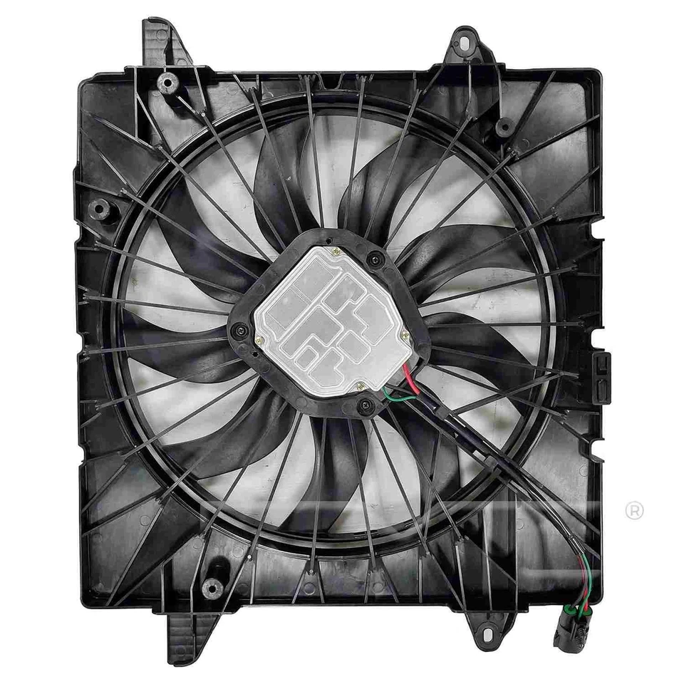 For GMC Acadia 2020-2023 TYC Dual Radiator & Condenser Fan Assembly Foto 2 de 3