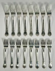 16pc Lunt Sterling Silver Fork Set 8 Dinner 8 Salad No Monogram Flatware