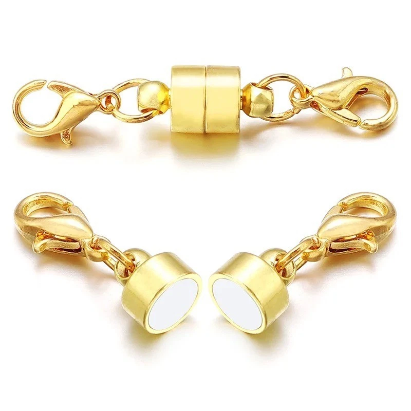 5-20pairs Strong Magnetic Clasp Necklace Converter Extender lobster claw Jewelry - image 4 of 4