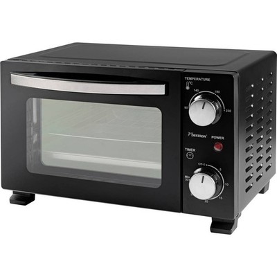 Bestron AOV10 Mini-Backofen Grillfunktion, Kontrollleuchte, Timerfunktion 10 l