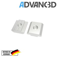 Advanc3D Slotted Nut M5 T-Slot Square Groove 20 Profiles European Standard x50 pcs