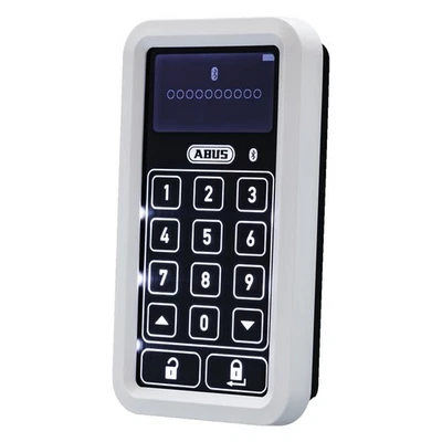 ABUS AUGUST BREMICKER UND SÖHNE KG ABUS Bluetooth-Tastatur HomeTec Pro CFT3100 weiß silber