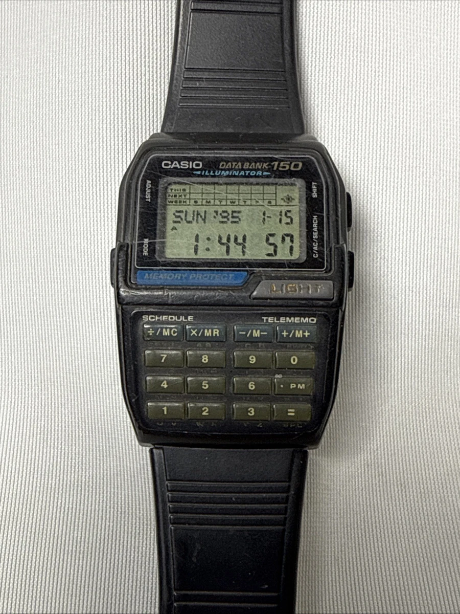 Orologi da polso Casio Databank in acciaio inossidabile adulto unisex